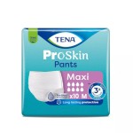 TENA Proskin Adult Diapers - Medium - Box of 4 Packs, 10 Pieces per Pack